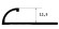 Латунный С-образный профиль RJ 1259 OS 12,5 шлифованный 2,7м