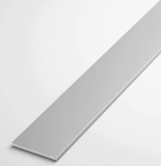 Алюминиевая полоса 25х3 мм серебро 3 м