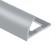 Алюминиевый профиль для плитки С-образный 10 мм PV17-36 серый Ral 7040 2,7 м