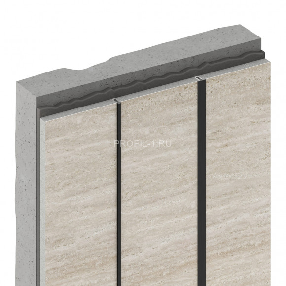 Алюминиевый разделительный Т-профиль вставка Decaro D009.3A Titanium титан для стен и потолка 3 м Алюминиевый разделительный Т-профиль вставка Decaro D009.3A Titanium титан для стен и потолка 3 м