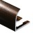 Профиль С-образный для плитки гибкий алюминий 12 мм PV27-07 бронза блестящая 2,7 м