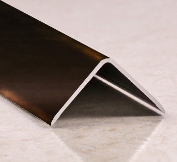 Угол защитный 30х30 мм алюминий PV65-11 коричневый блестящий 2,7 м