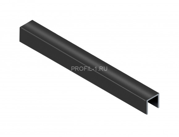 П-профиль алюминиевый 15х10 мм NEEXY PV84-19 BBL черный блестящий 2.7 м