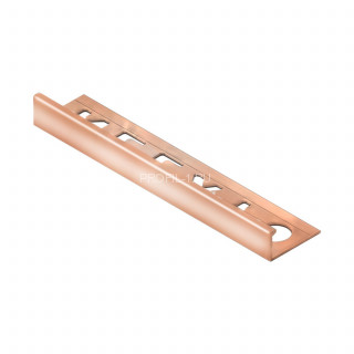 Профиль L-образный алюминий 8мм NEEXY PV01-50-BT медь блестящая 2.7м
