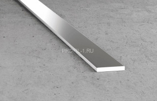 Алюминиевая полоса 25 мм Effector 3,0 м B 02.01 серебро матовое