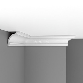 Плинтус потолочный 150х110х2400 Decomaster DP 217A из полиуретана белый под покраску Плинтус потолочный 150х110х2400 Decomaster DP 217A из полиуретана белый под покраску