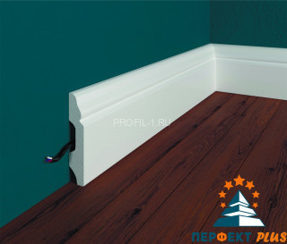 Напольный плинтус Перфект Плюс P27 59 мм 200 см Напольный плинтус Перфект Плюс P27 59 мм 200 см