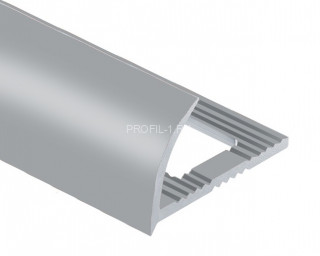 Алюминиевый профиль для плитки С-образный 10 мм PV17-34 темно-серый Ral 7000 2,7 м Алюминиевый профиль для плитки С-образный 10 мм PV17-34 темно-серый Ral 7000 2,7 м