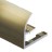 Профиль С-образный для плитки гибкий алюминий 12 мм PV27-09 шампань блестящая 2,7 м