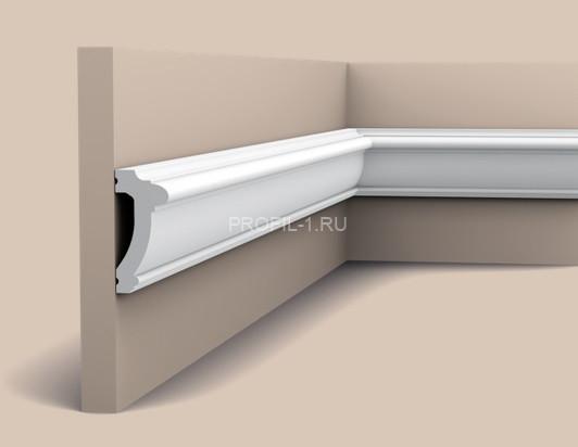 Молдинг Orac Decor Duropolymer PX113 белый полистирол 60х27 мм 2м
