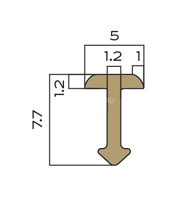 Т-профиль полукруглый 5 мм латунный NEEXY PVL69-02 CHR хромированный 2.7м Т-профиль полукруглый 5 мм латунный NEEXY PVL69-02 CHR хромированный 2.7м