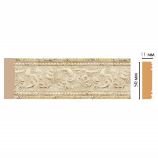 Молдинг DECOMASTER 156-553 ШКx40 (50x11x2400) цвет Шампань антик Молдинг DECOMASTER 156-553 ШКx40 (50x11x2400) цвет Шампань антик