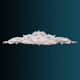 Декоративный орнамент Перфект G2033 белый 236х1184х35 мм