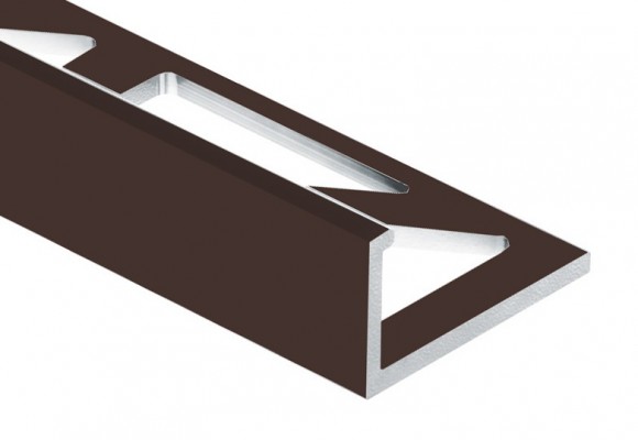 Профиль L-образный алюминий 12 мм PV03-39 коричневый Ral 8011 2,7 м