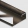 Профиль С-образный для плитки угловой внутренний 10 мм алюминий PV54-06 бронза матовая 2,7 м