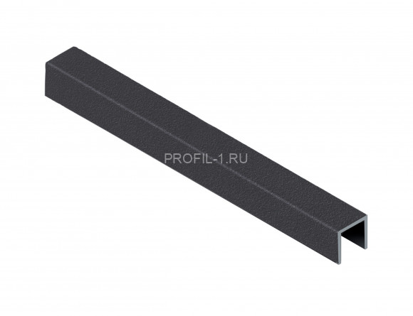 П-профиль алюминиевый 15х10 мм NEEXY PV84-42 SBL муар черный 2.7 м