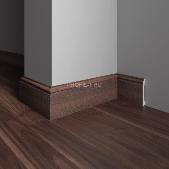 Напольный плинтус Decor-Dizayn 701-88SH полистирол под дерево 100х16х2400 мм