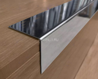 Равнополочный уголок из нержавеющей стали ПБ 10х10 (прямой AISI 304) полированный 2,7 м Равнополочный уголок из нержавеющей стали ПБ 10х10 (прямой AISI 304) полированный 2,7 м