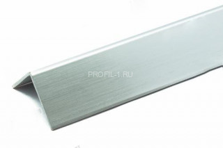 Декоративный уголок ПВХ 17х5 Cezar 152 Cеребряный 2,75 м (25 штук)