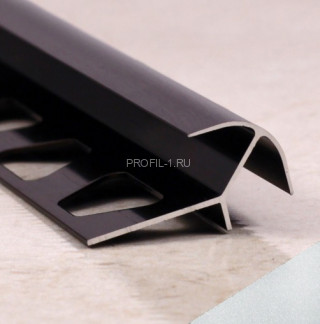 Алюминиевый профиль для наружных углов под плитку ПО-12х12 белый муар 2,7 м Алюминиевый профиль для наружных углов под плитку ПО-12х12 белый муар 2,7 м