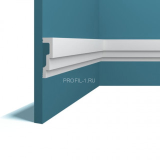 Молдинг Перфект Плюс P106 белый дюрополимер 20х70 мм 200 см