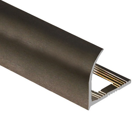 Профиль для плитки С-образный внешний алюминий 10 мм PV23-06 бронза матовая 2,7 м