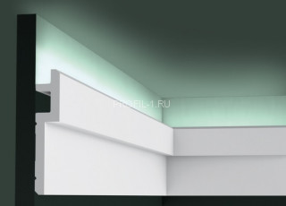 Потолочный плинтус Orac Decor Purotouch C395 белый полиуретан 31х155 мм 2м