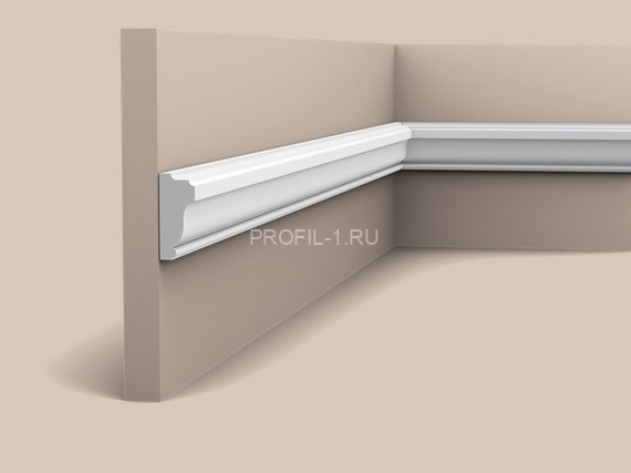 Молдинг Orac Decor Duropolymer PX117 белый полистирол 35х15 мм 2м