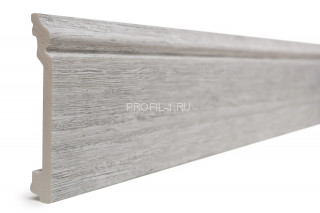 Напольный плинтус Decor-Dizayn 701-89SH полистирол под дерево 100х16х2400 мм