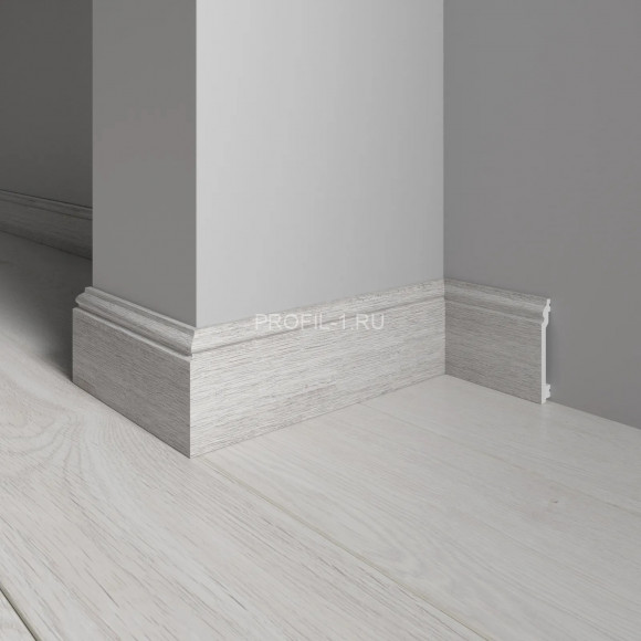 Напольный плинтус Decor-Dizayn 701-89SH полистирол под дерево 100х16х2400 мм