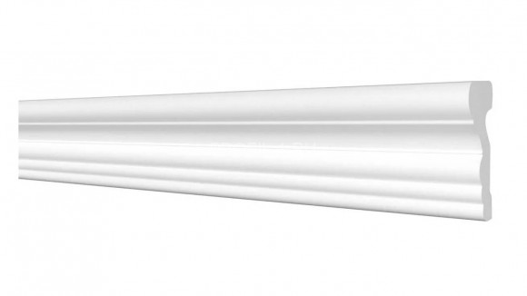 Молдинг Decor-Dizayn DD354 полистирол белый, под покраску 68х26х2000 мм