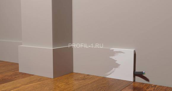 Напольный плинтус Decor-Dizayn DD710 полистирол белый, под покраску 120х13х2000 мм Напольный плинтус Decor-Dizayn DD710 полистирол белый, под покраску 120х13х2000 мм