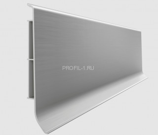 Напольный плинтус 80 мм VILO linela 411 RAL 9023 серебро 2 м Напольный плинтус 80 мм VILO linela 411 RAL 9023 серебро 2 м