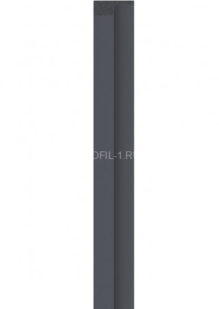 Левая планка для реечной панели VOX LINERIO L-LINE антрацит 2650х61х21 мм Левая планка для реечной панели VOX LINERIO L-LINE антрацит 2650х61х21 мм