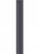 Левая планка для реечной панели VOX LINERIO L-LINE антрацит 2650х61х21 мм