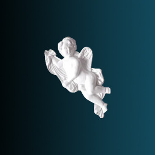 Декоративный орнамент Перфект G2333R правый белый 307х160х49 мм