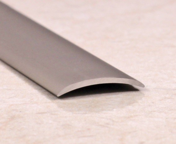 Алюминиевый порог одноуровневый 20 мм ПО-20 бронза матовая 2,7 м
