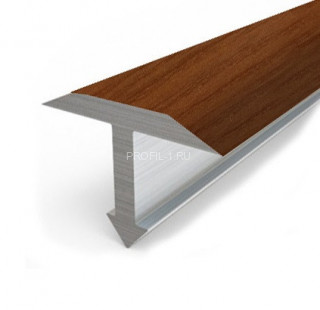 Алюминиевый профиль Т-образный 26 мм Т-26 Л Вишня 2,7 м (упаковка 10 штук)