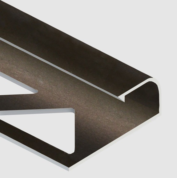 Профиль для плитки С-образный алюминий 12 мм PV15-06 бронза матовая 2,7 м