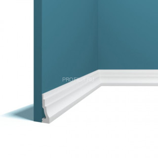 Напольный плинтус Перфект Плюс P107 белый дюрополимер 15х50 мм 200 см Напольный плинтус Перфект Плюс P107 белый дюрополимер 15х50 мм 200 см