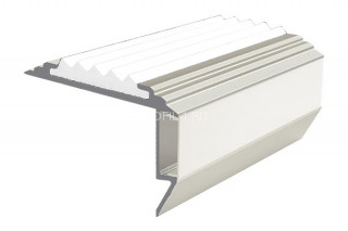 Алюминиевый порог угловой противоскользящий с подсветкой 26х45 мм АУ-45-LED-Анод серебро-белый 2,0 м Алюминиевый порог угловой противоскользящий с подсветкой 26х45 мм АУ-45-LED-Анод серебро-белый 2,0 м