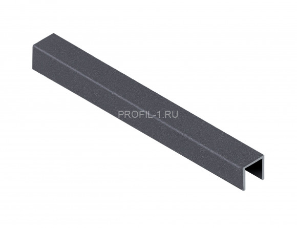 П-профиль алюминиевый 15х10 мм NEEXY PV84-44 SA муар антрацит 2.7 м
