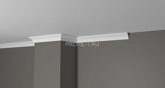 Потолочный плинтус Decor-Dizayn DD36 полистирол белый, под покраску 29х20х2000 мм