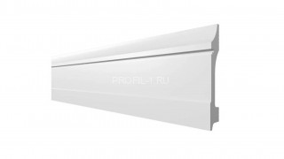 Напольный плинтус Decor-Dizayn DD711 полистирол белый, под покраску 100х19х2000 мм