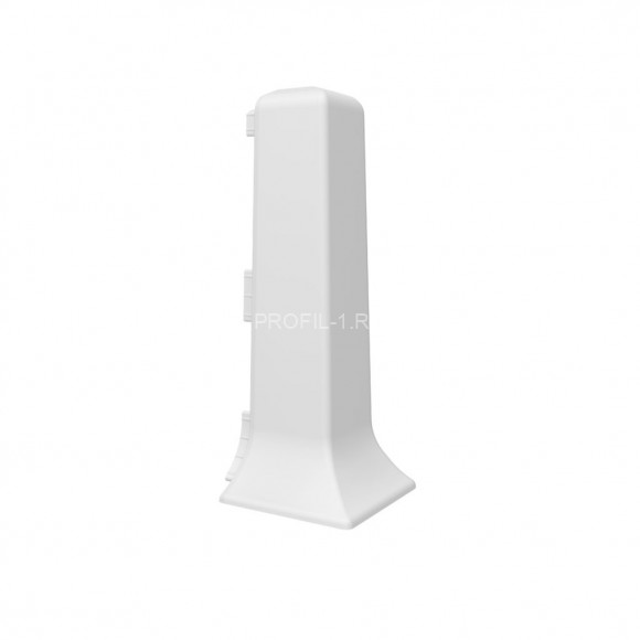 Комплект уголков наружных для напольного плинтуса  VILO linela 401 RAL 9003 кмп 2шт. белый