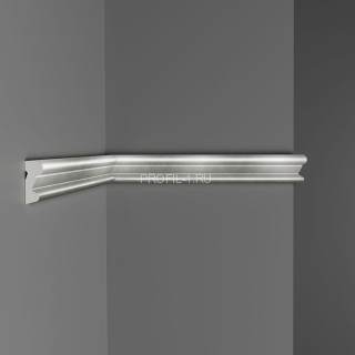 Молдинг DECOMASTER D007-375ДМ (19x8x2400) цвет Серебро Молдинг DECOMASTER D007-375ДМ (19x8x2400) цвет Серебро