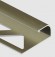 Профиль для плитки С-образный алюминий 12 мм PV15-16 титан матовый 2,7 м