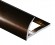 Алюминиевый профиль для плитки С-образный 12 мм PV18-07 бронза блестящая 2,7 м