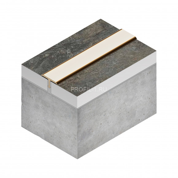 Т-профиль полукруглый 8 мм латунный NEEXY PVL68-01 P полированный 2.7м