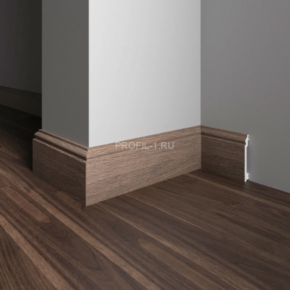 Напольный плинтус Decor-Dizayn 701-92SH полистирол под дерево 100х16х2400 мм